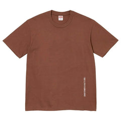 Supreme Supper Tee Brown
