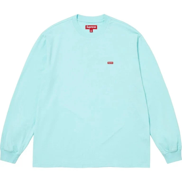 Supreme SS26 Small Box LS Tee Cyan
