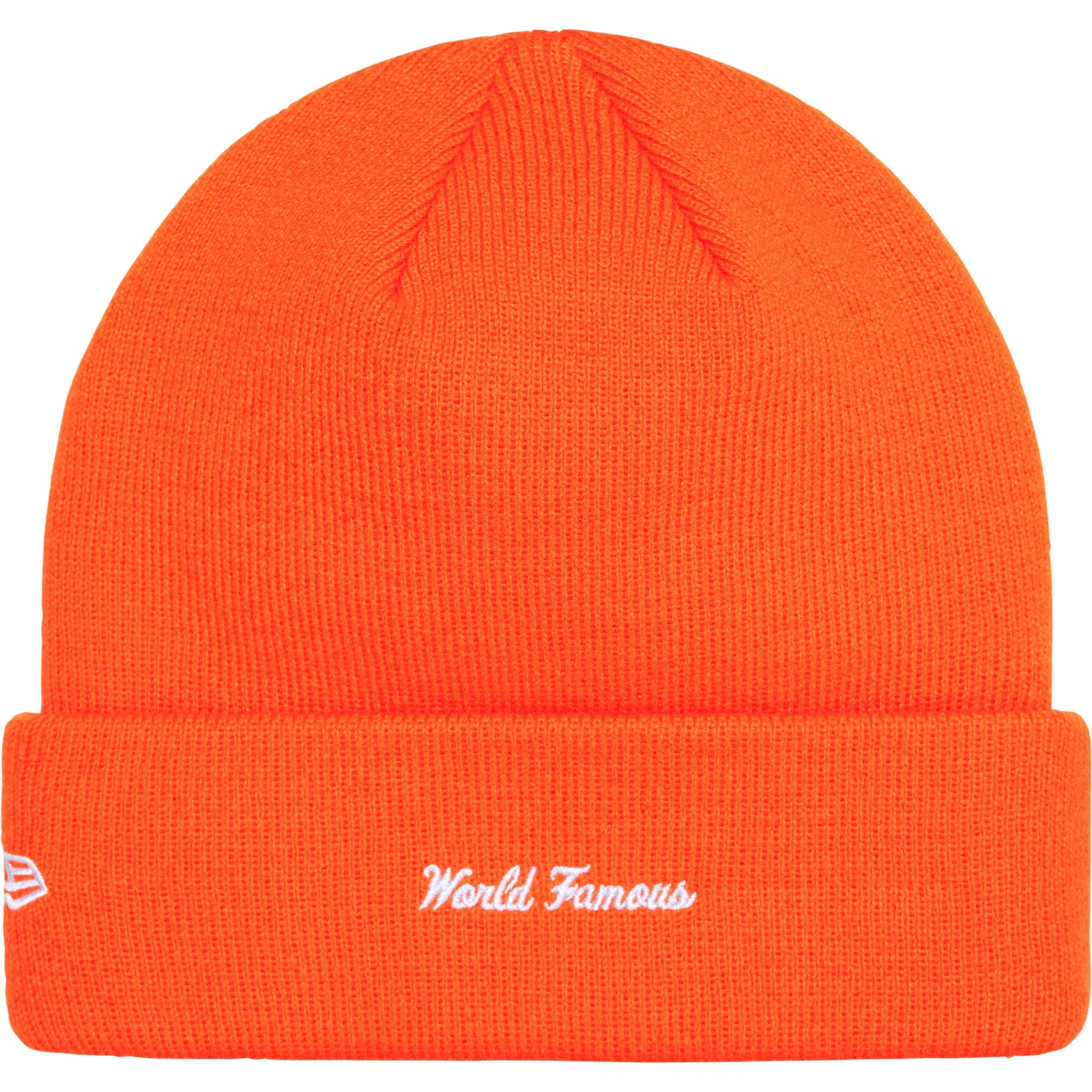 Supreme New Era® Box Logo Beanie Dark Orange