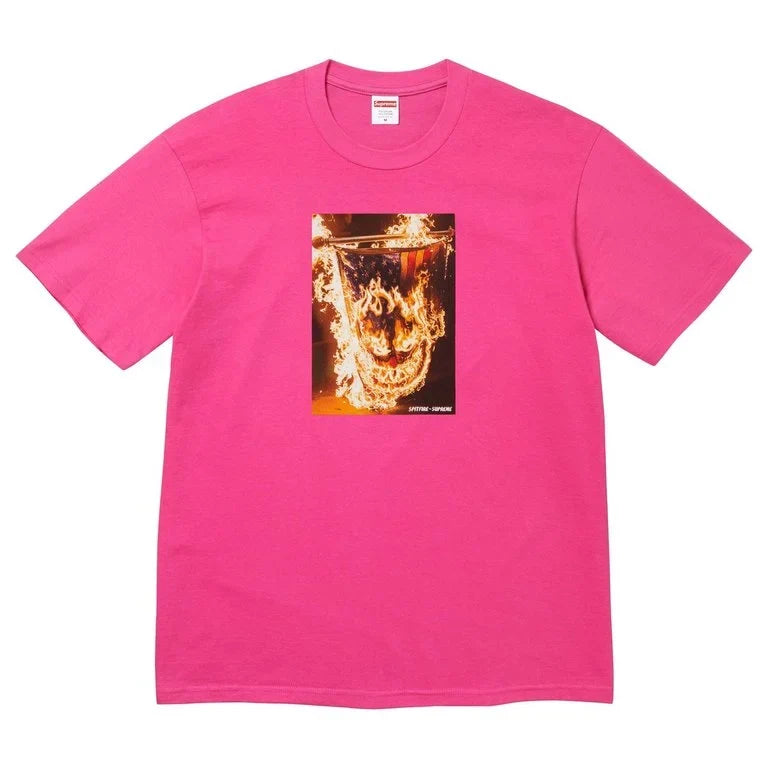Supreme® Spitfire® Flag Tee Fuchsia
