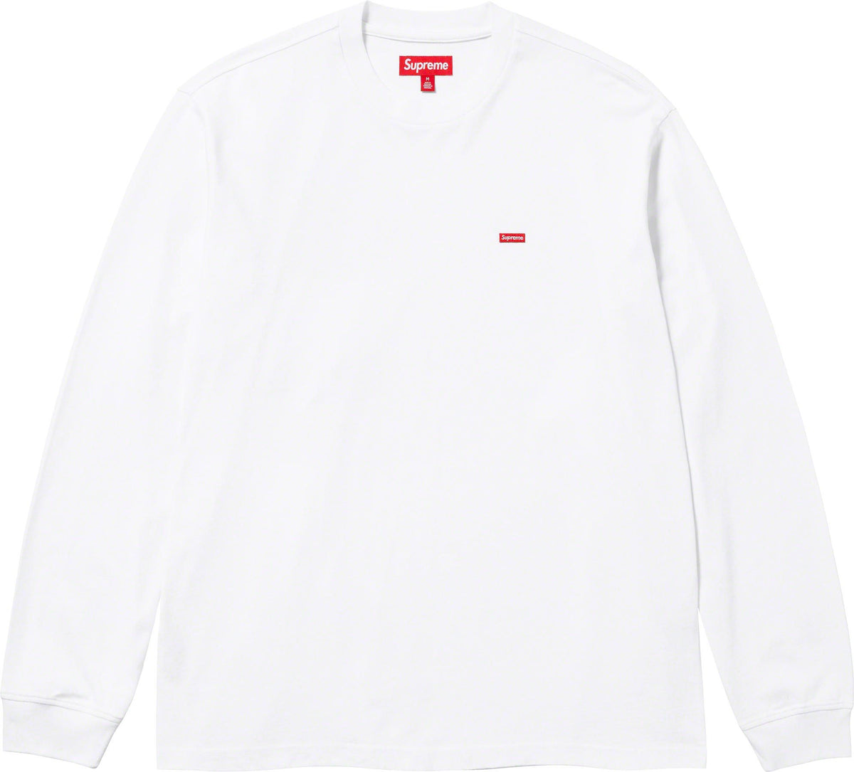 Supreme Small Box LS Tee White