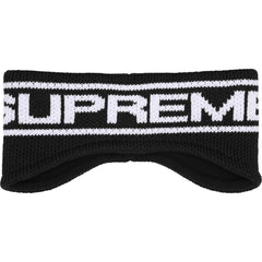 Supreme Contrast Logo Headband Black