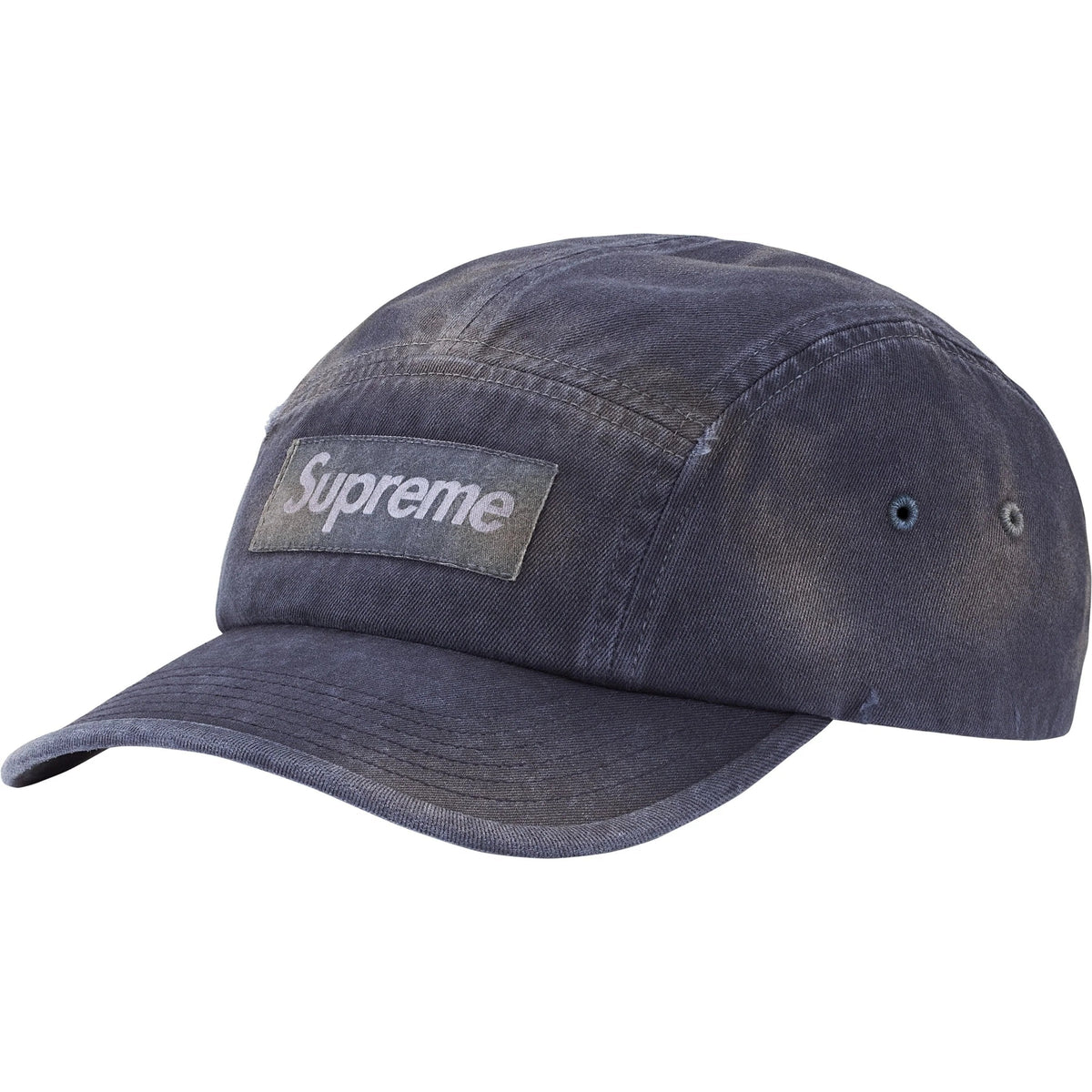Supreme Overdyed Camp Cap Navy