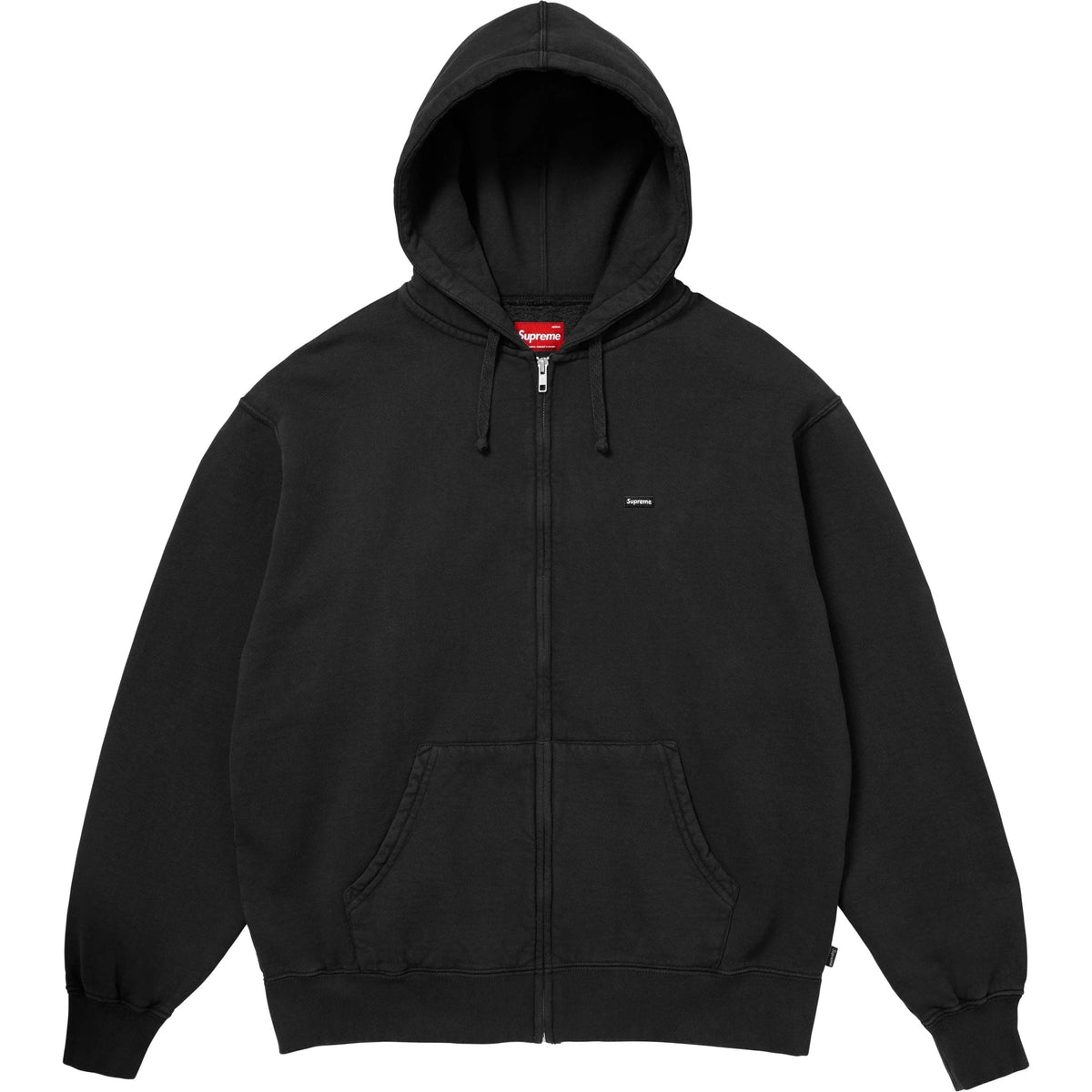 Supreme FW25 Small Box Zip Up Hooded Sweatshirt Black