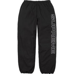 Supreme Spellout Embroidered Ripstop Track Pant Black