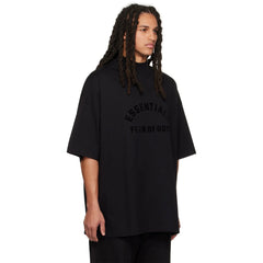 Fear of God Essentials Arch Logo Jet Black T Shirt (SS23)