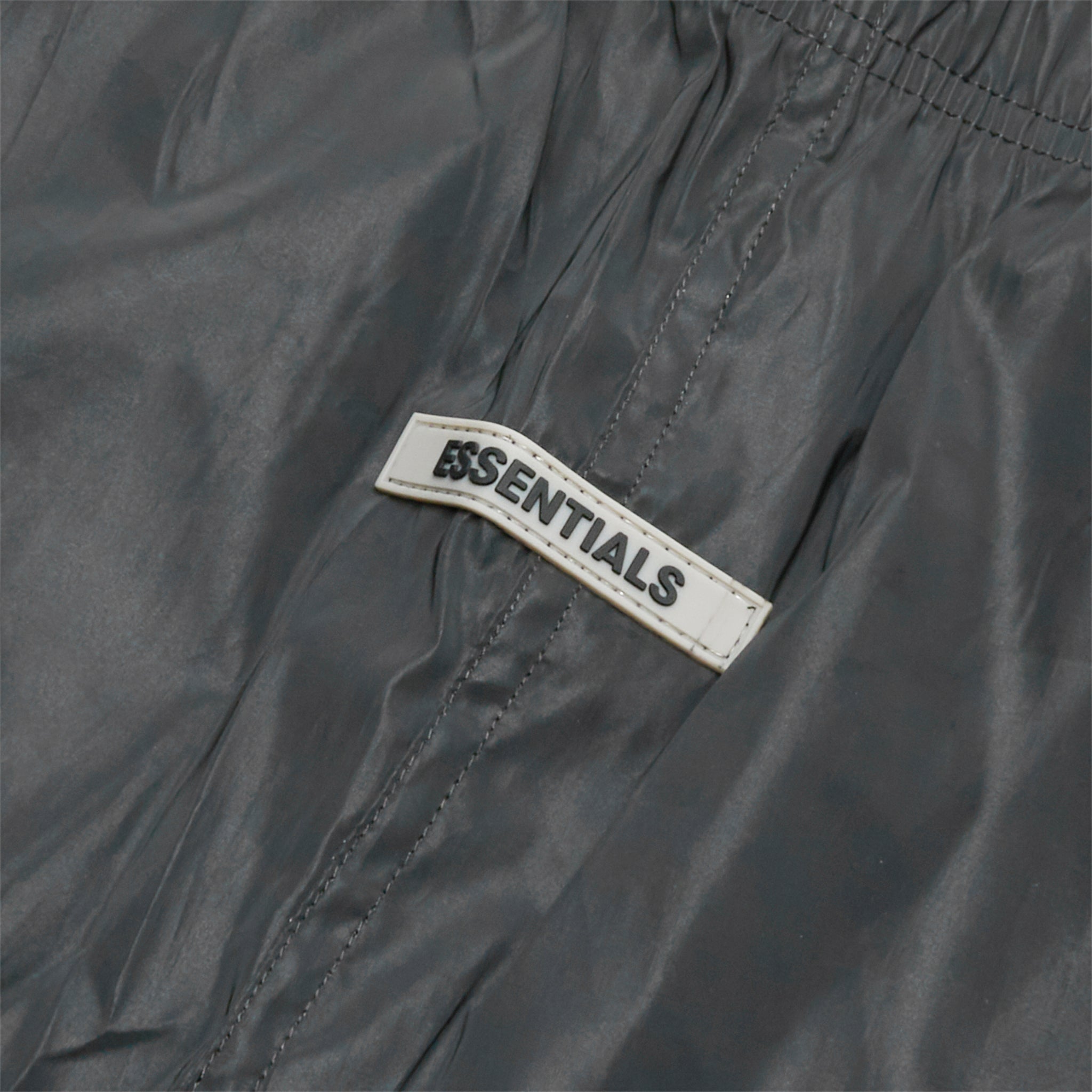 Preloved - Fear Of God Essentials Black Reflective Nylon Track Pants
