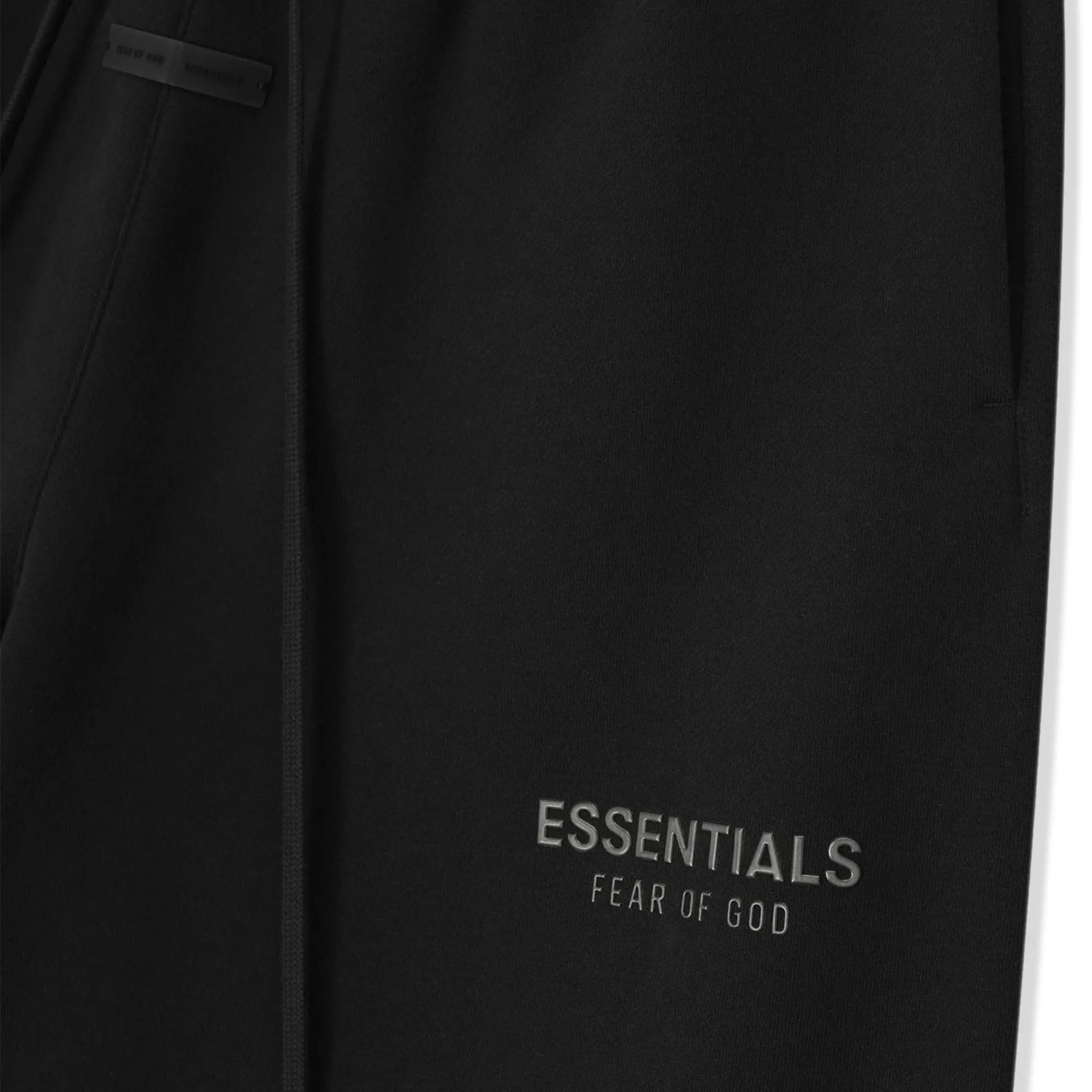 Fear Of God Essentials Classic Fleece Black Shorts (FW25)