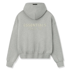 Fear Of God Essentials Classic Fleece Concrete Heather Hoodie (FW25)