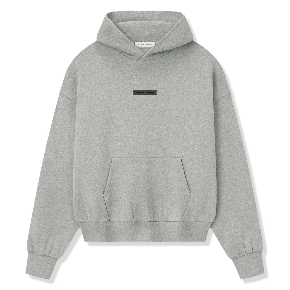 Fear Of God Essentials Classic Fleece Concrete Heather Hoodie (FW25)