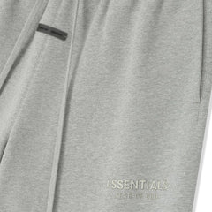 Fear Of God Essentials Classic Fleece Concrete Heather Shorts (FW25)