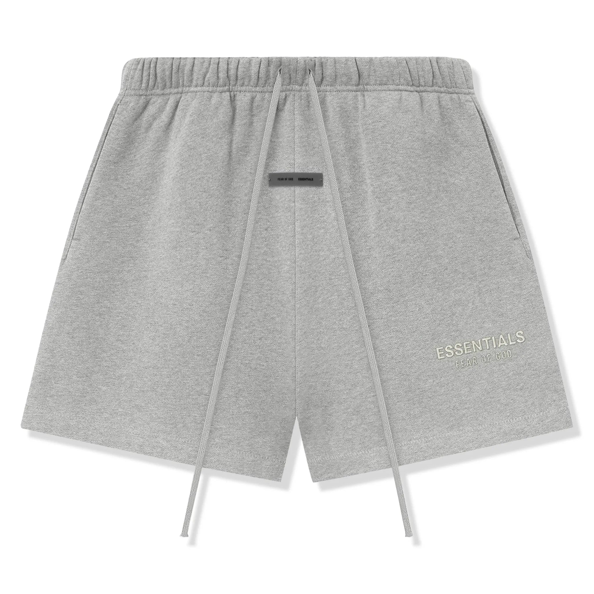 Fear Of God Essentials Classic Fleece Concrete Heather Shorts (FW25)