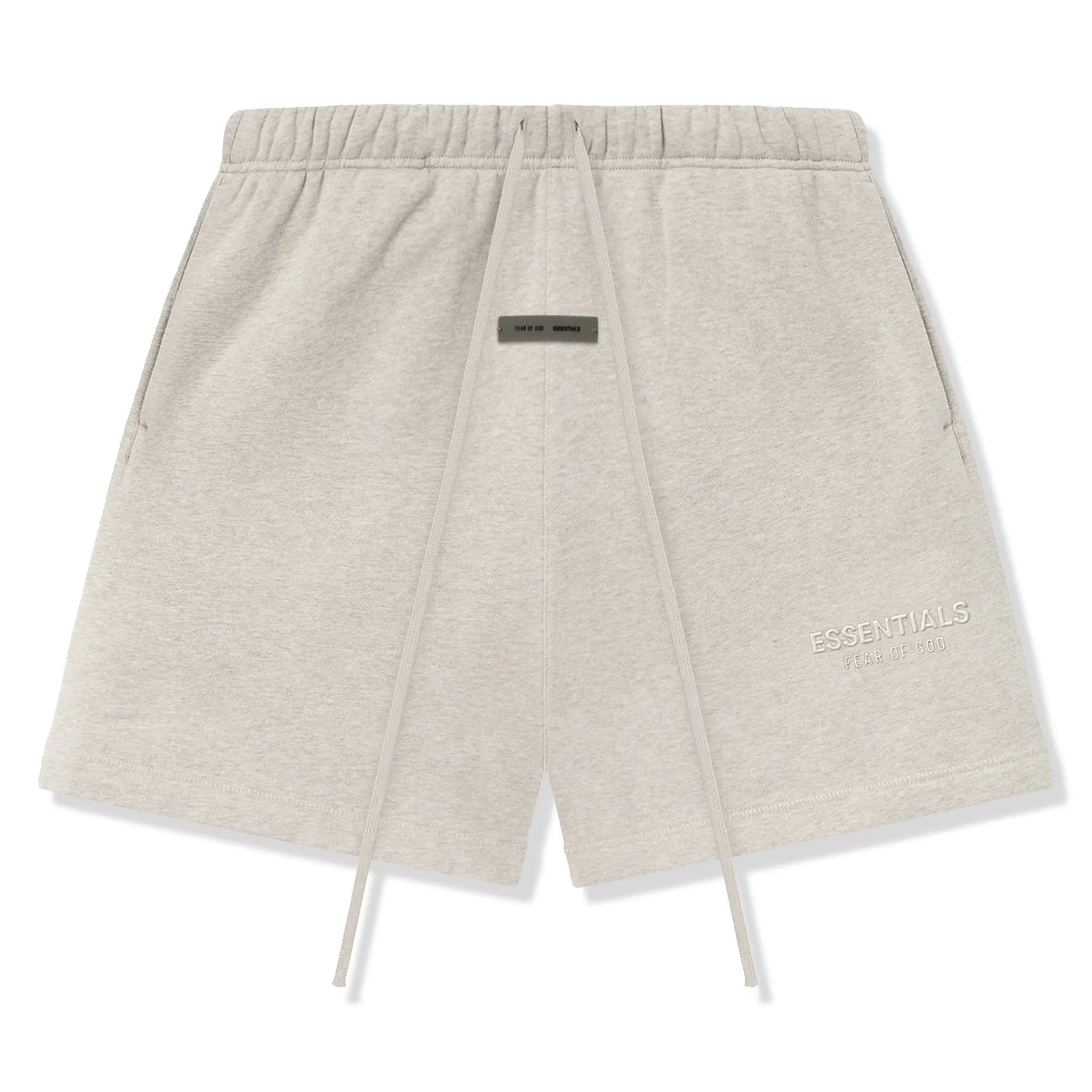 Fear Of God Essentials Classic Fleece Heather Stone Shorts (FW25)