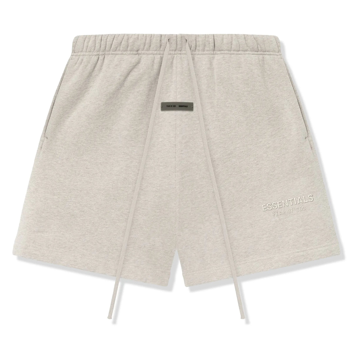 Fear Of God Essentials Classic Fleece Heather Stone Shorts (FW25)