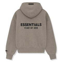 Fear Of God Essentials Classic Hood Homestead Heather Zip-Up Hoodie (SS25)