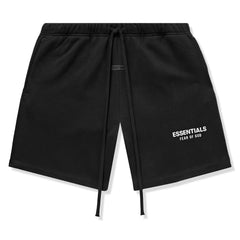 Fear Of God Essentials Classic Jet Black Shorts (SS25)