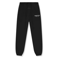 Fear Of God Essentials Classic Fit Jet Black Sweatpants (SS25)