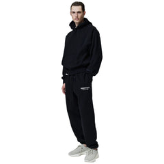 Fear Of God Essentials Classic Fit Jet Black Sweatpants (SS25)
