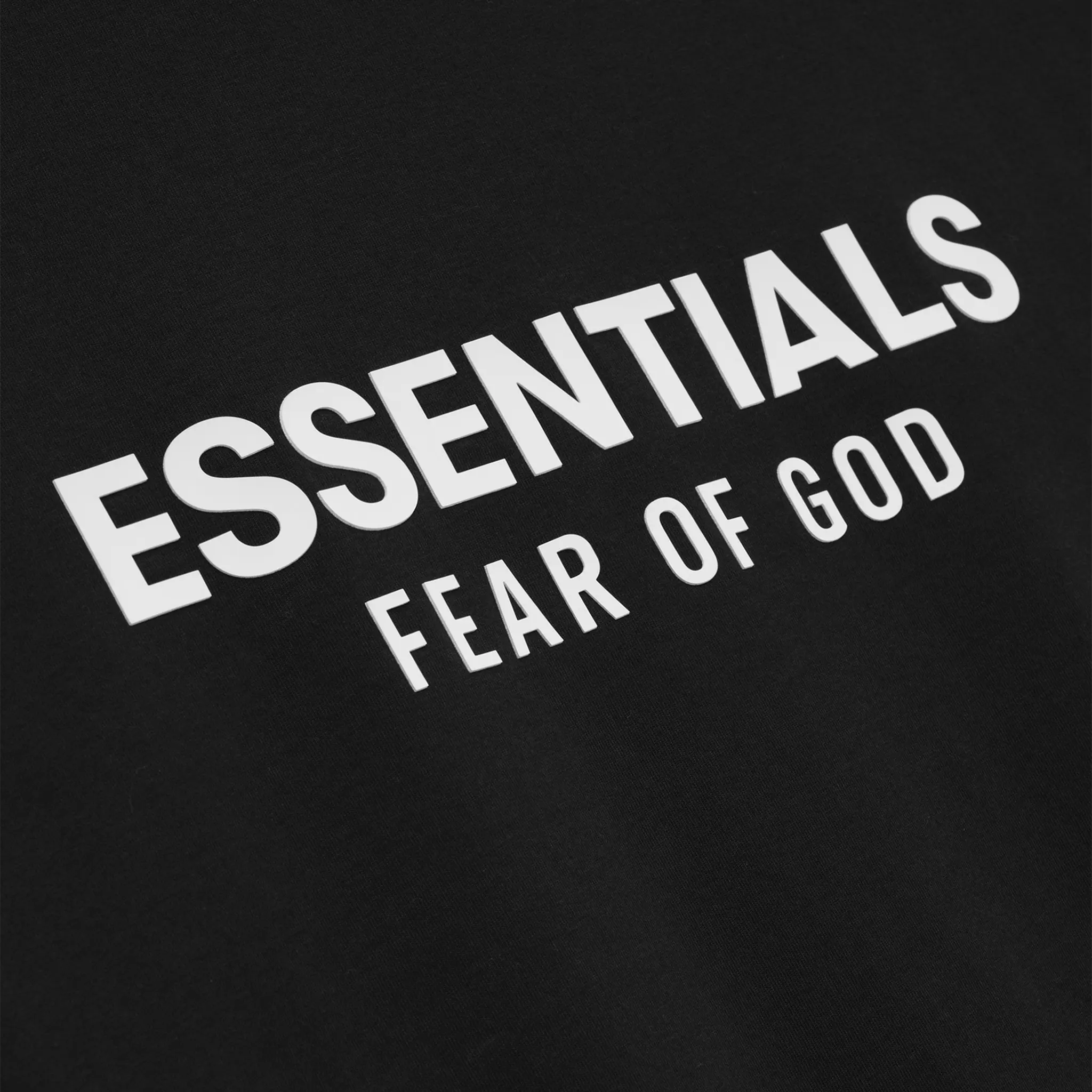 Fear Of God Essentials Classic Jet Black T-Shirt (SS25)