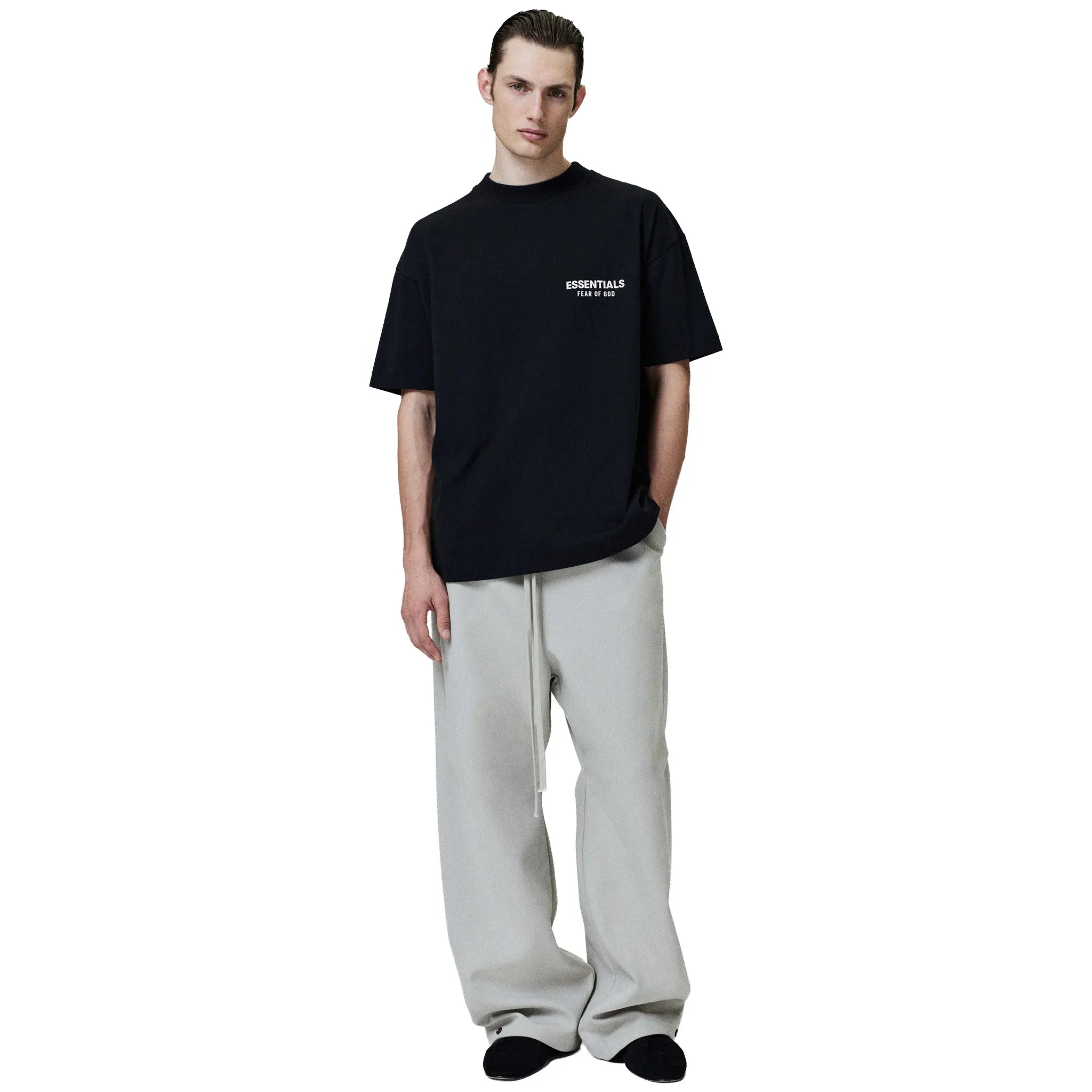 Fear Of God Essentials Classic Jet Black T-Shirt (SS25)