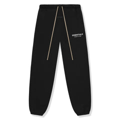 Fear Of God Essentials Fleece Black Sweatpants (FW24)