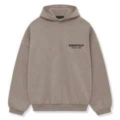Fear Of God Essentials Fleece Heather Grey Hoodie (FW24)