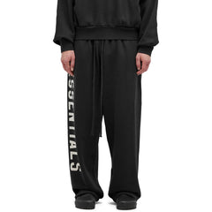 Fear Of God Essentials Heavy Fleece Relaxed Fit Black Sweatpants