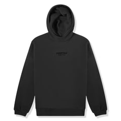 Fear Of God Essentials Jet Black Hoodie (FW23)