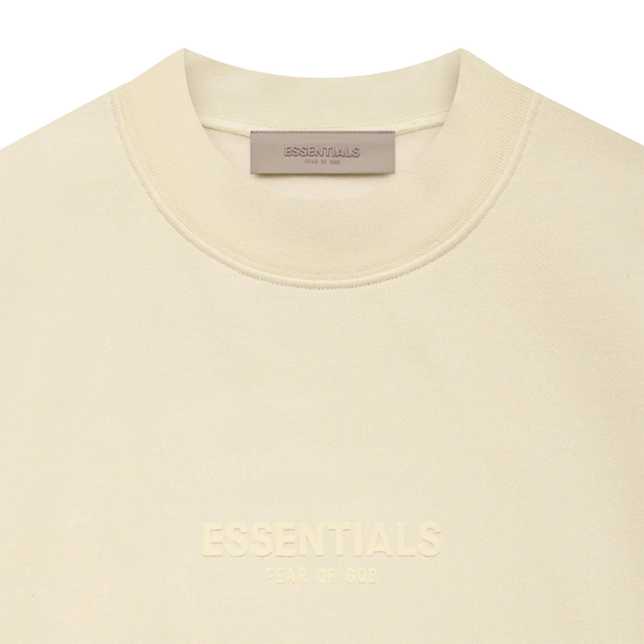 Fear Of God Essentials Relaxed Egg Shell Crewneck (FW22)