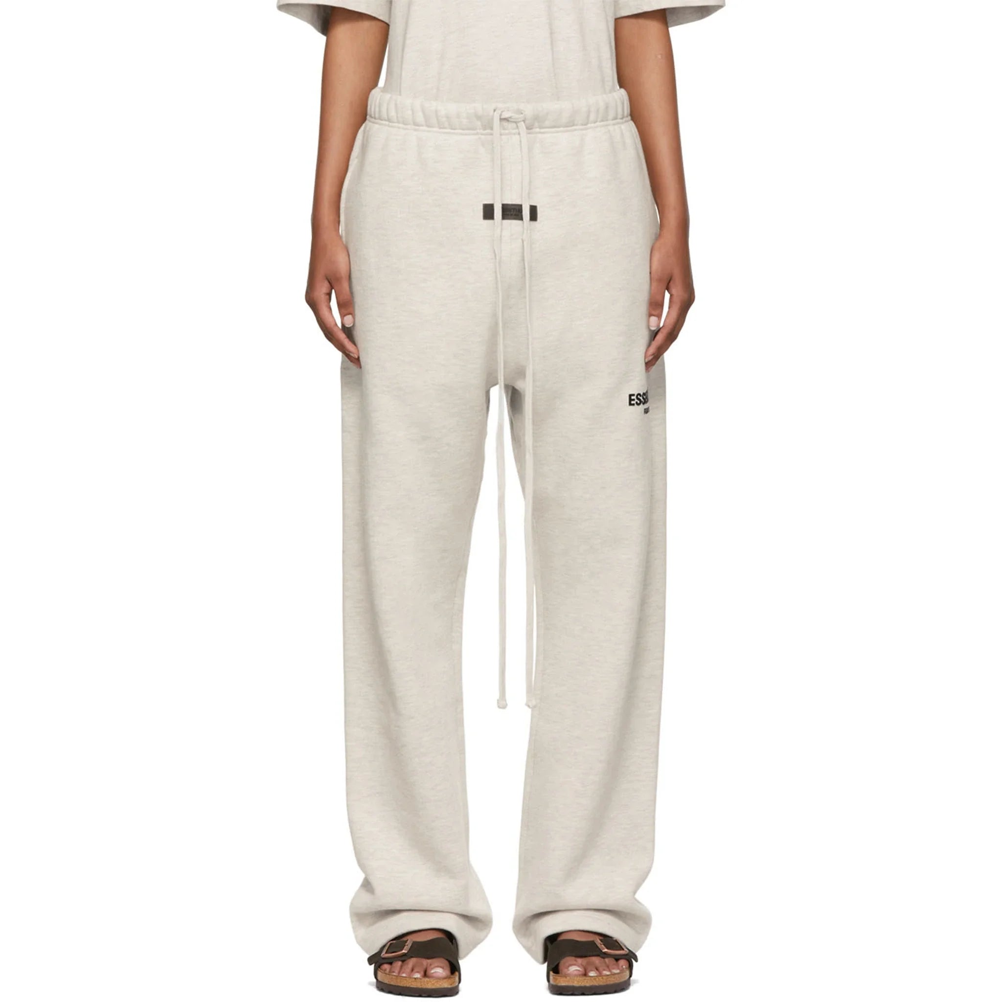 Fear Of God Essentials Relaxed Light Oatmeal Sweatpants (SS22)