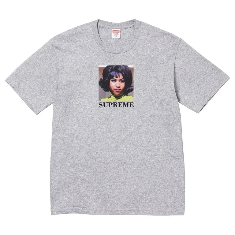 Supreme Aretha Tee Heather Grey