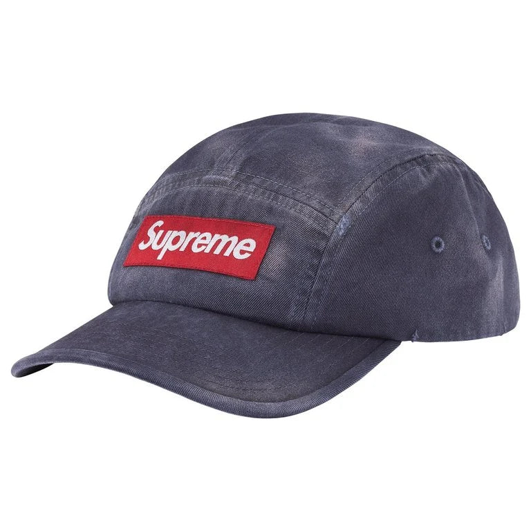 Supreme SS26 Overdyed Camp Cap Navy