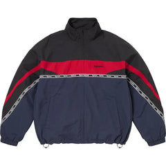 Supreme SS26 Logo Taping Track Jacket Navy
