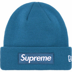 Supreme New Era® Box Logo Beanie Blue