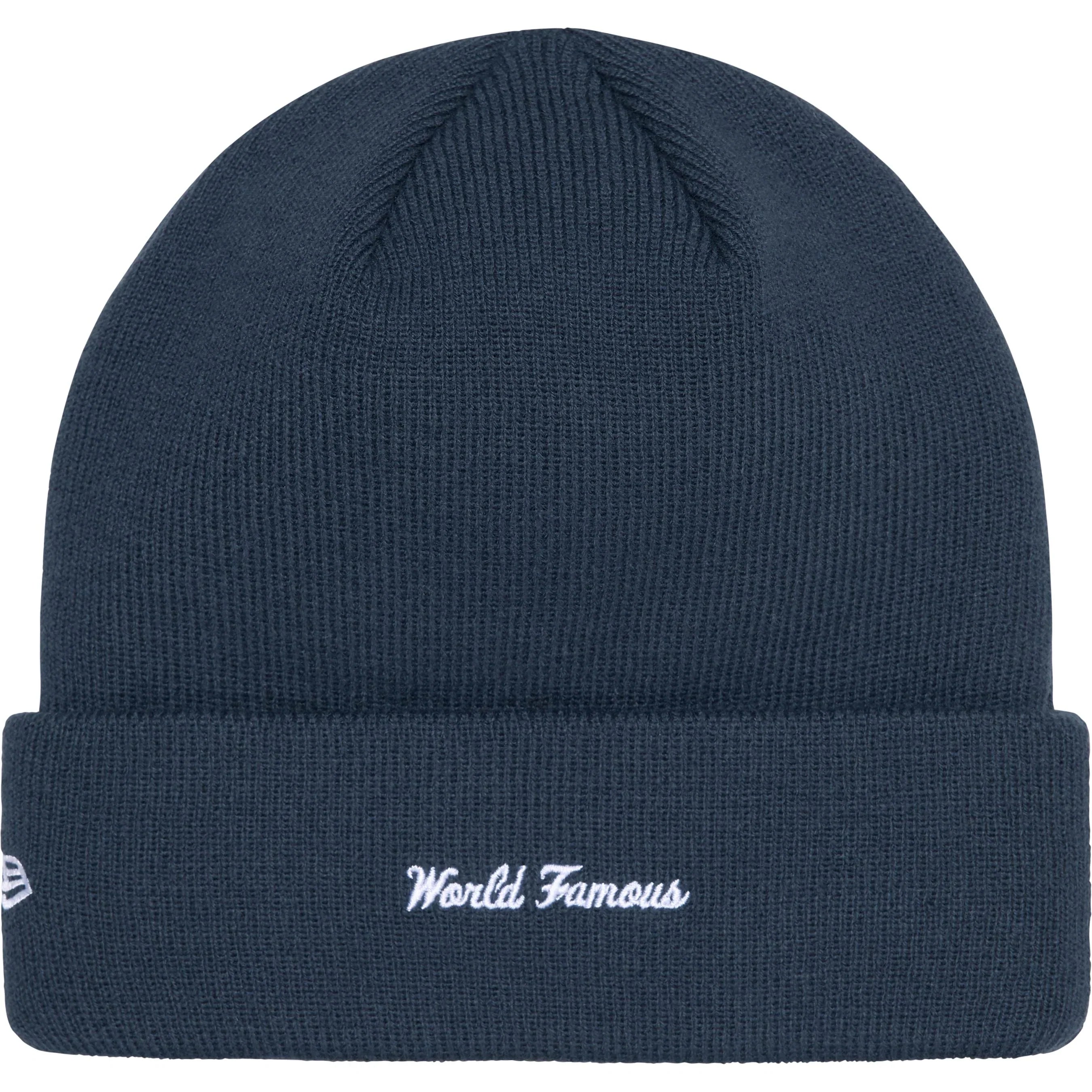 Supreme New Era® Box Logo Beanie Navy
