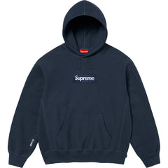 Supreme FW25 Box Logo Hooded Sweatshirt Navy