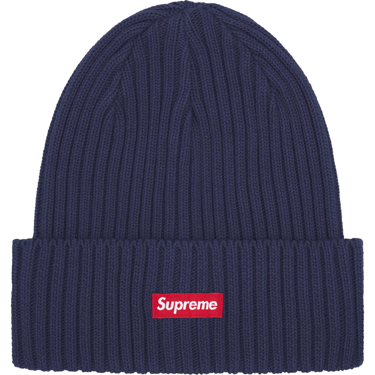 Supreme SS25 Overdyed Beanie Navy