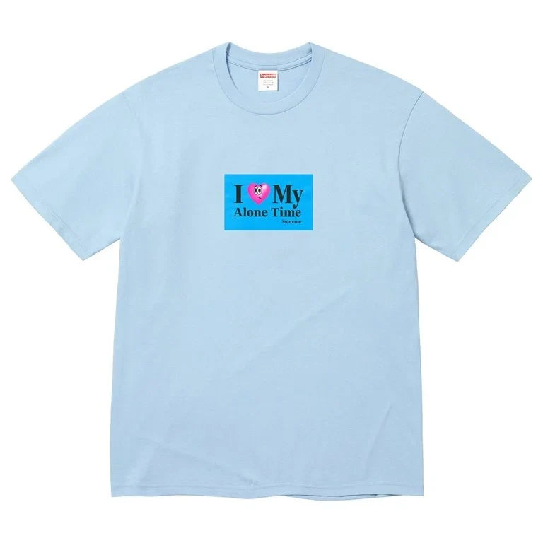 Supreme Alone Time Tee Powder Blue