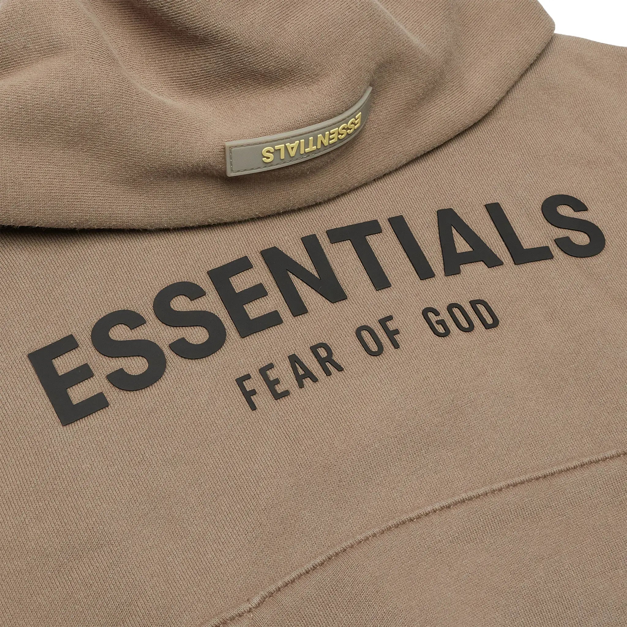 Preloved - Fear Of God Essentials Kids Taupe Hoodie