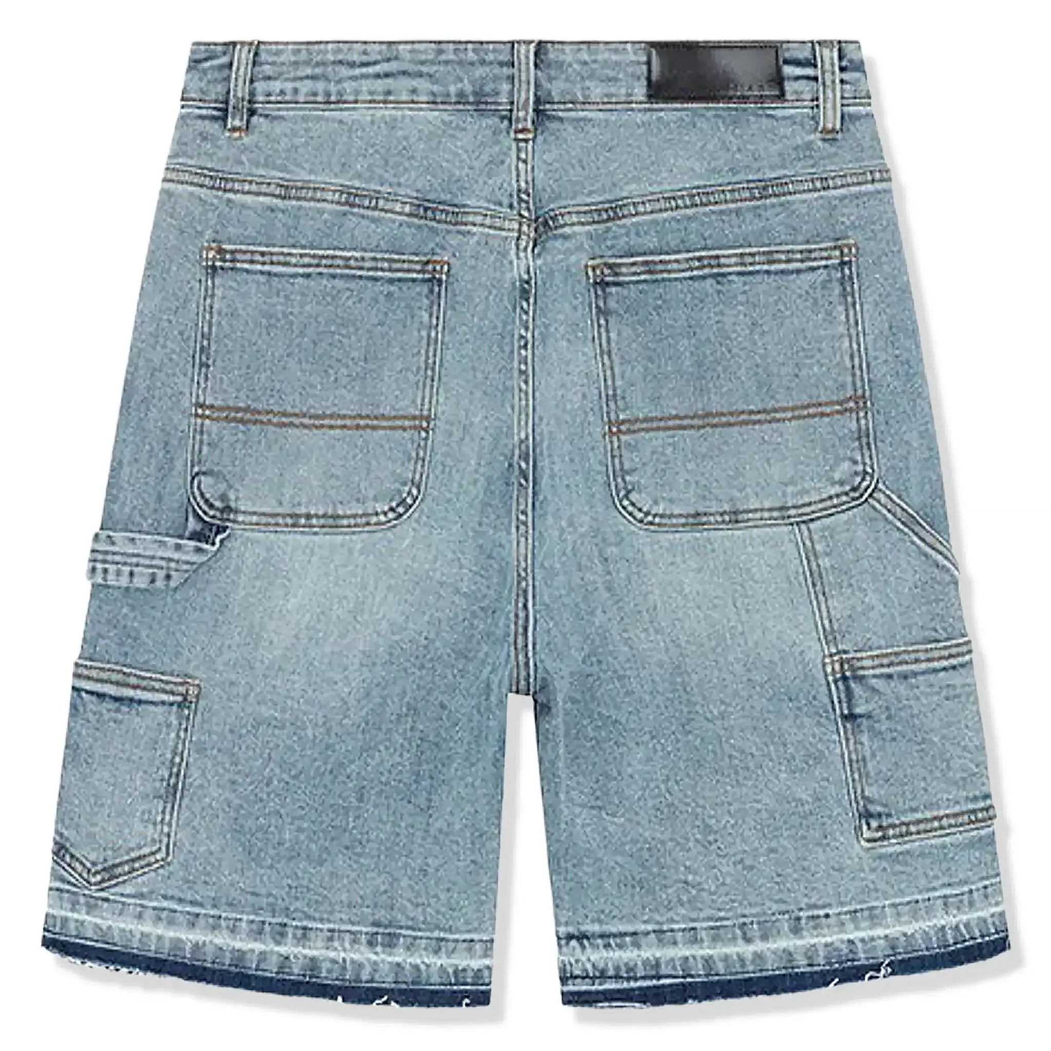 SIARR Carpenter Denim Shorts Blue