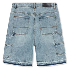 SIARR Carpenter Denim Shorts Blue