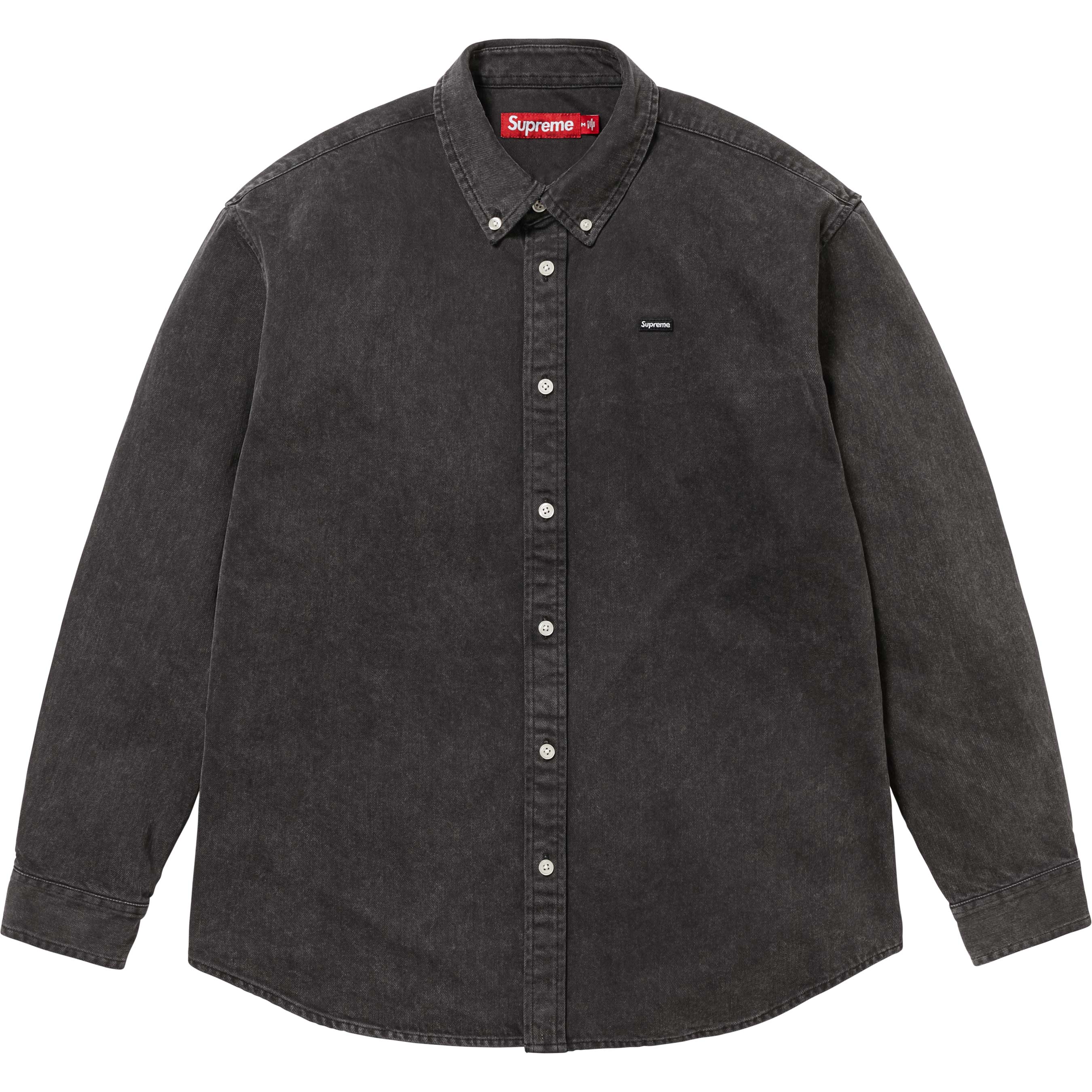 Supreme SS25 Small Box Denim Shirt Black