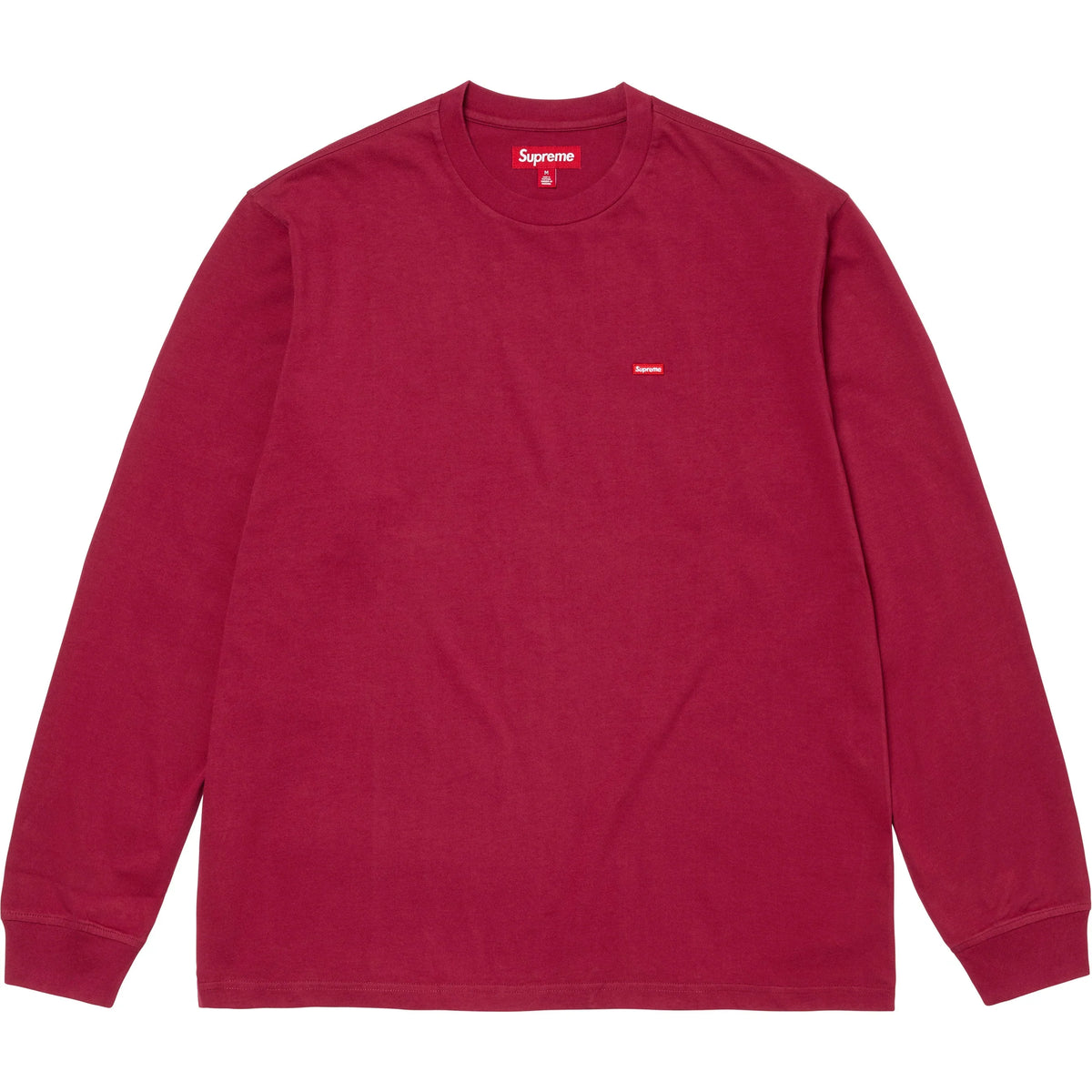 Supreme SS25 Small Box LS Tee Cardinal