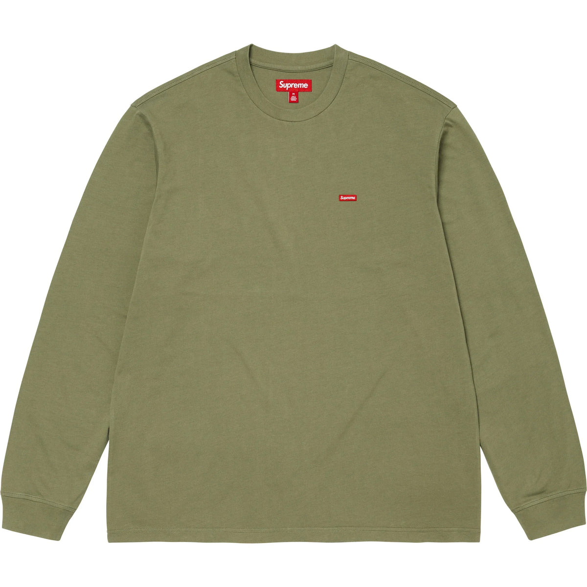 Supreme SS25 Small Box LS Tee Washed Olive