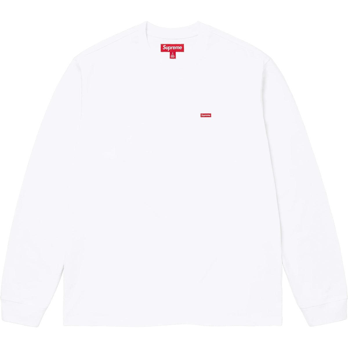 Supreme SS25 Small Box LS Tee White