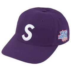 Supreme SS26 World Famous S Logo 6-Panel Purple
