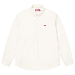 Supreme SS26 Small Box Denim Shirt White