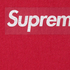 Supreme SS25 Washed Box Logo Crewneck Red