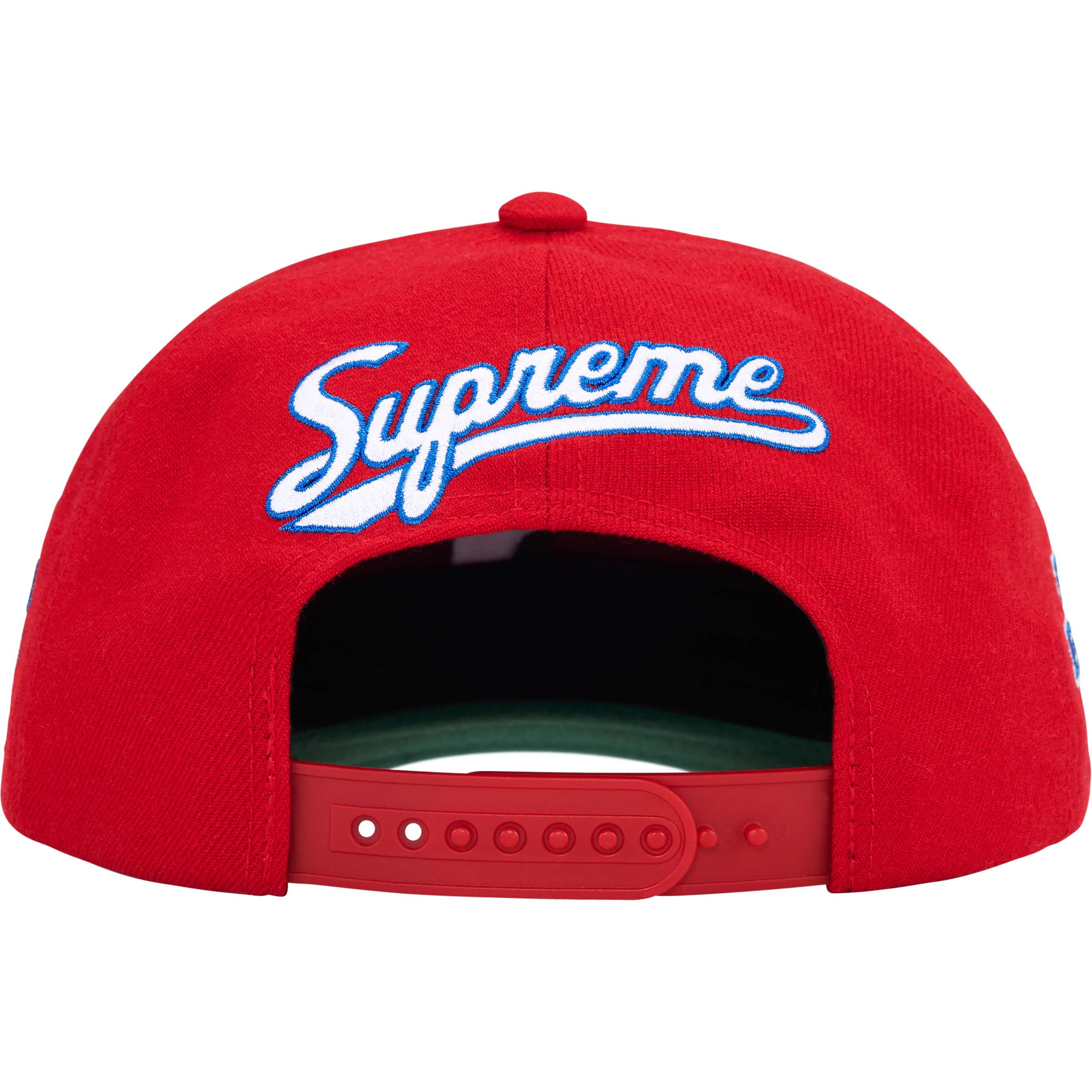 Supreme World Famous S Logo 6 Panel Red